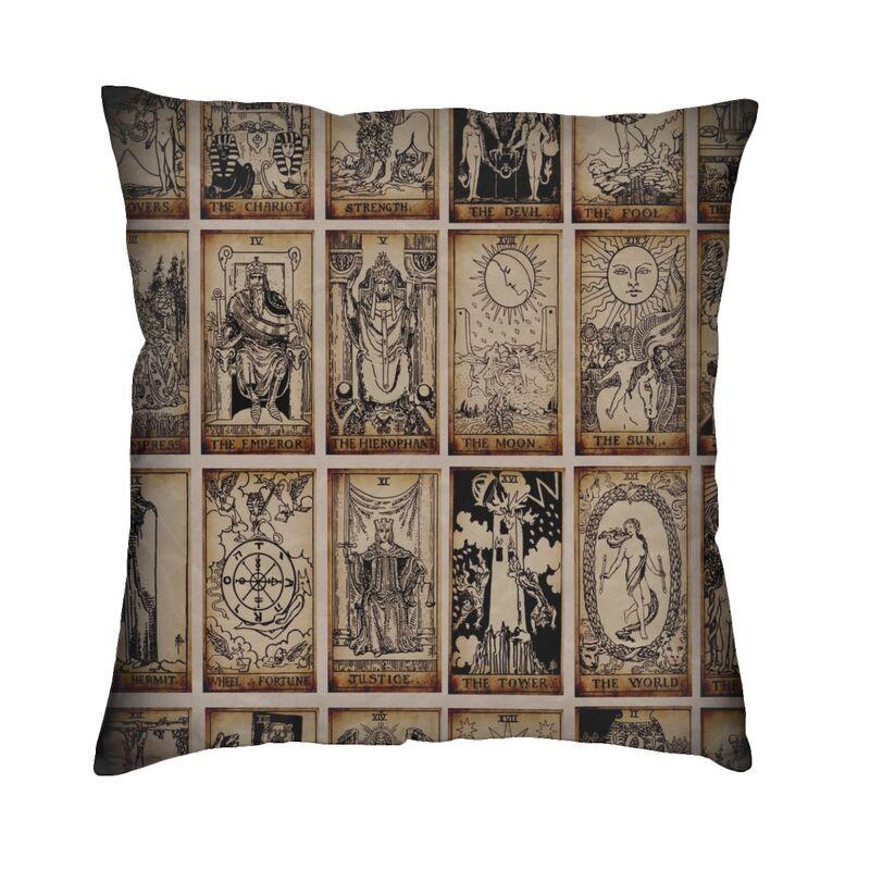 

Never Trust The Living Cushion Cover 40x40 Home Decorative Print Goth Occult Halloween Witch Quote Throw Pillow for Doublesided 30x30cm 12x12in