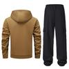 Men's Tracksuit Spring Autumn Casual Hoodie+Sweatpants 2PCS Sweatshirt Suit Men Gym Jogging Training
