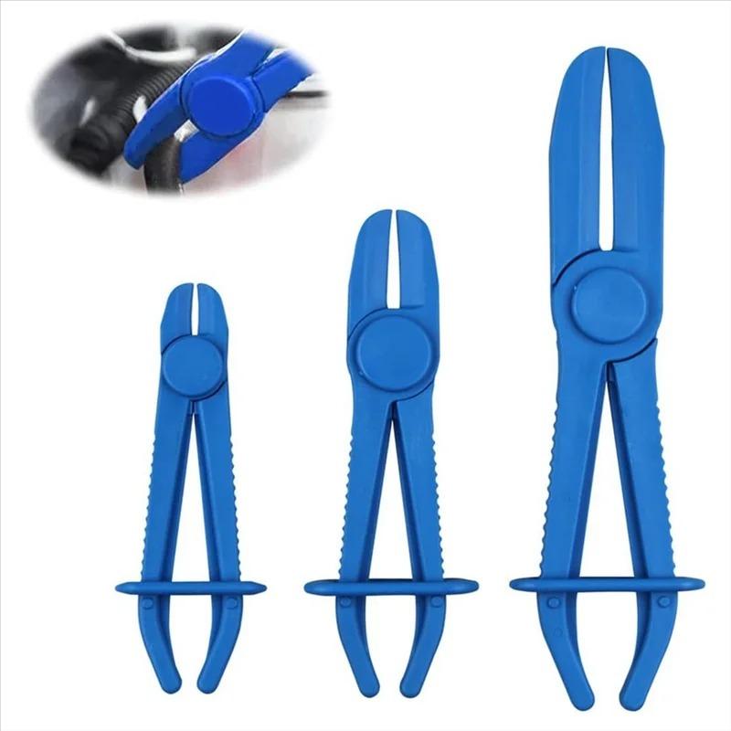 3Pcs/Set Car Flexible Hose Clamps Pliers Kit Hose Clamp Sealing Brake Fuel Line Cut Off Clamp Auto Water Pipe Repair Fix Tools