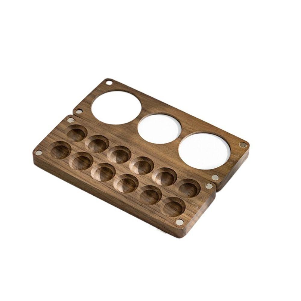 Rectangle Empty Sketch Wooden Portable Art Supplies Palette Paint Box Painting Tool Painting Tray