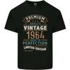 Premium Vintage 62. Geburtstag 1964 Herren Leichtes Baumwoll-T-Shirt