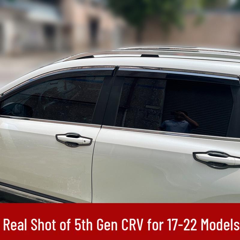 Honda Tenth Gen Accord, Civic, Lingpai, and Fengfan Car Window Rain Visor - Sun and Rain Guard for CR-V, XRV