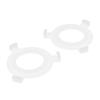 White Lamp Covers Accessories 5Pcs Lamp Shade For E27 To E14 Light Shades Socket Reducing Ring Adapter Washer