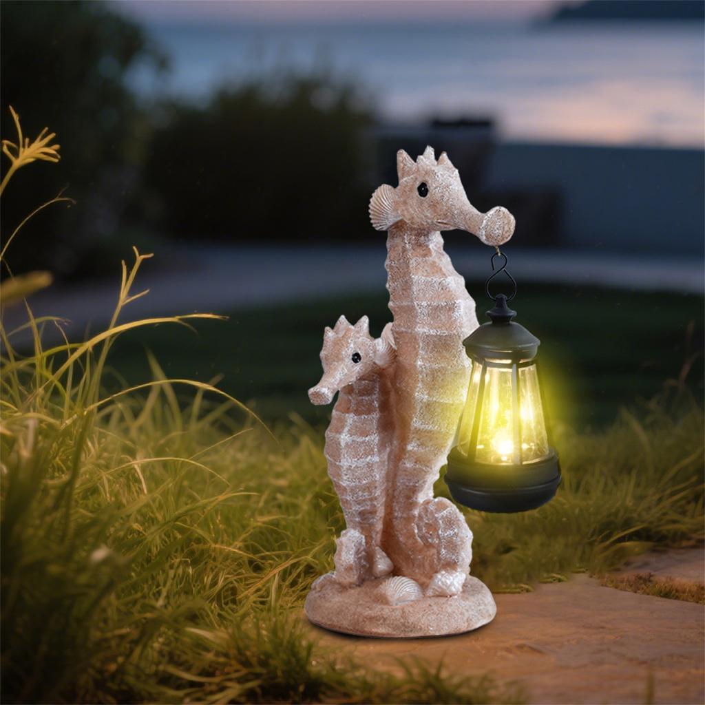 Mother And Child Solar Outdoor Lamp Ocean Courtyard Corridor Garden Decoration Night Light
