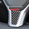 Tesla Carbon Fiber Steering Wheel Sticker: Interior Sport Accessory