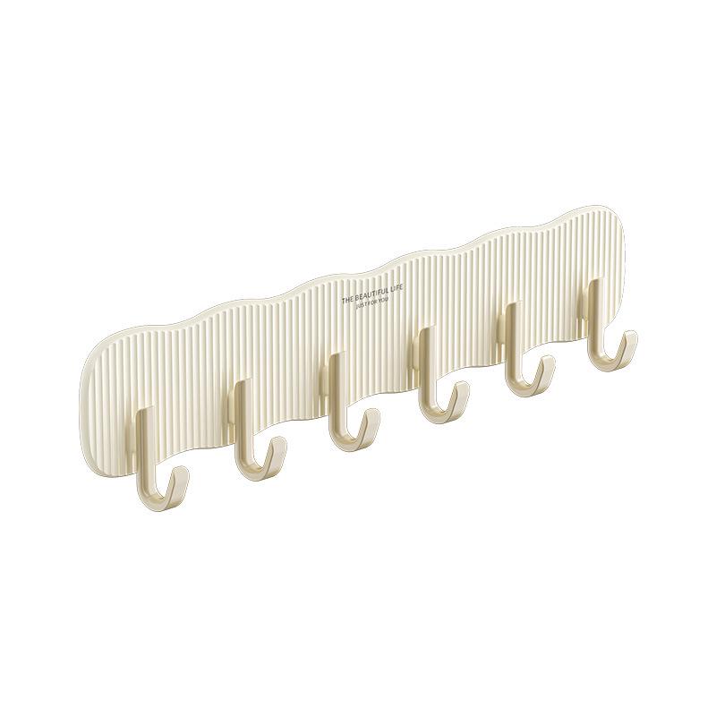 Cream Hook Punch-Free Universal Bathroom Wall Hanger
