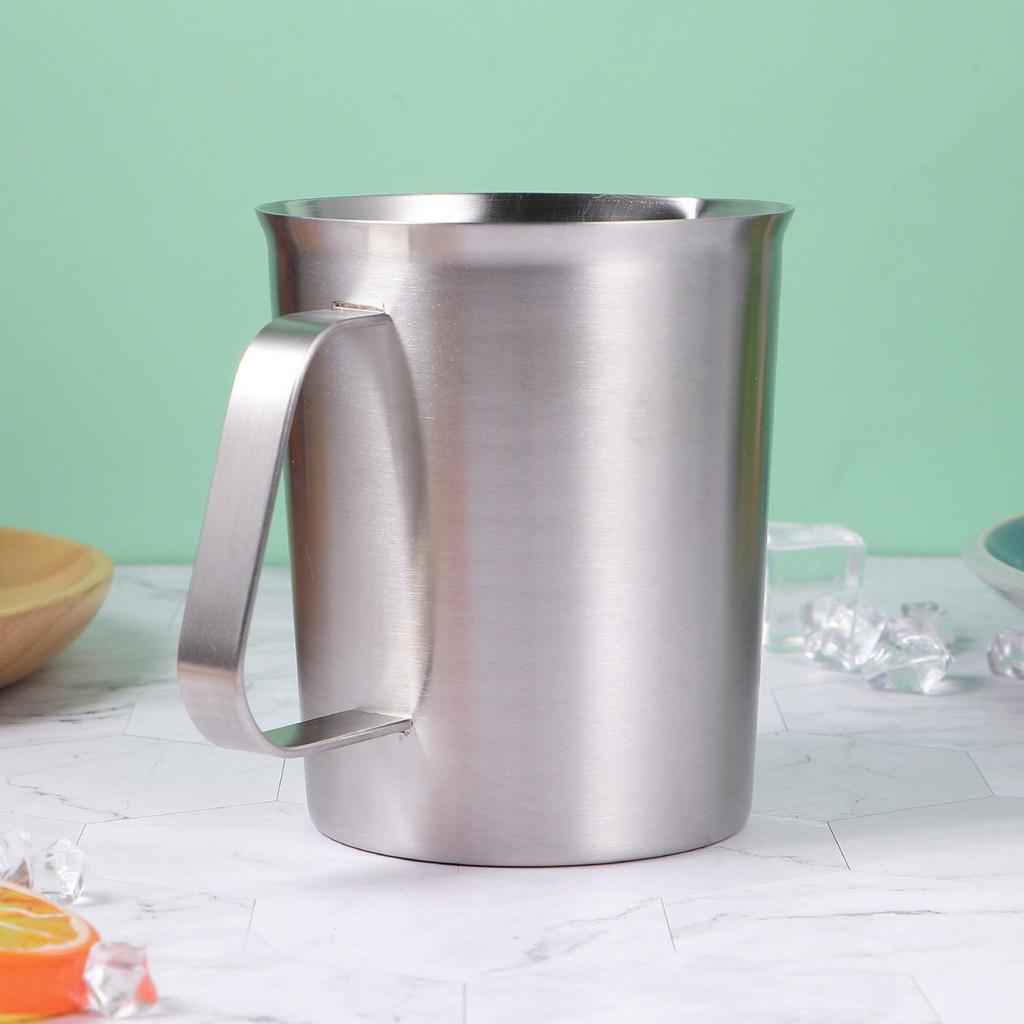 500Ml Stainless Steel Liquid Measuring Cup Precision Graduated Scale Easy Clean Reusable Kitchen Baking Utensil Silver