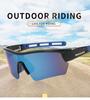 Personalized sports windproof sunglasses Fashion colorful cycling windproof sunglasses driving sunscreen glasses