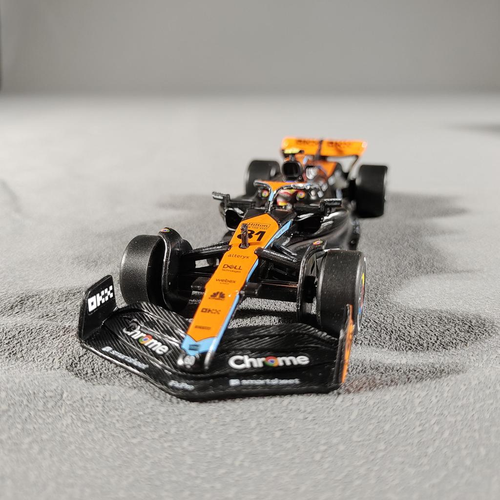1/43 Scale 2023 McLaren F1 Team MCL60 Australian Grand Prix 4# 81# Alloy Diecast Car Model Children's Toy Car Collectibles Gift Friend