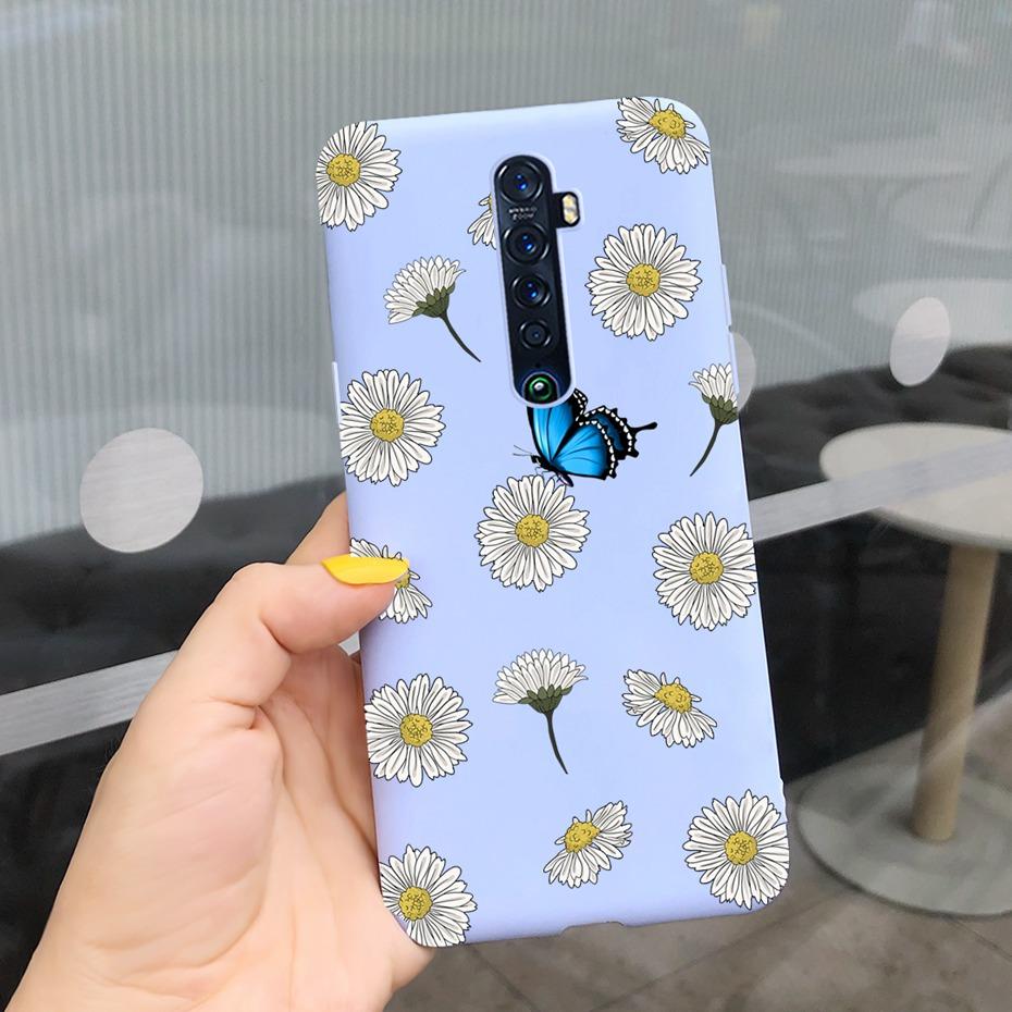 Cute Printed Phone Case For OPPO Reno2 Case Liquid Silicone Soft TPU Back Cover For Oppo Reno2 F / Z Reno 2 2F 2Z Cases Bumper