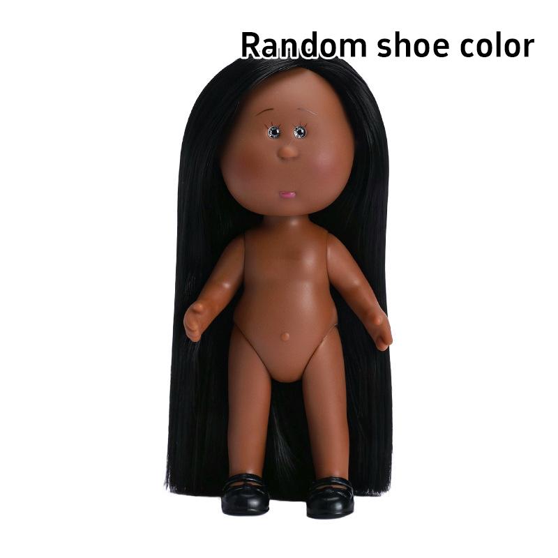 14cm Mini Potato Doll 5 Movable Joints Diy Vinyl Cute Dolls Toys Naked Baby Small Potato Doll Diy Dressing Doll Home Decoration
