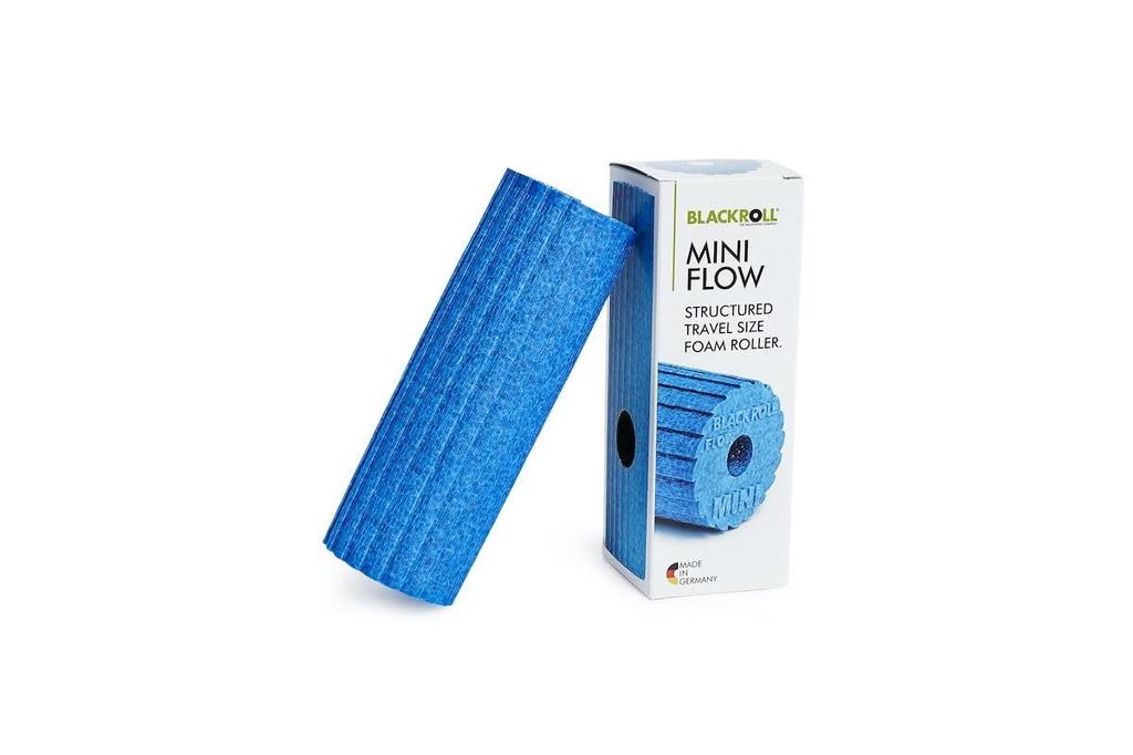 Black Roll Foam Roller Mini FLOW 20g 15cm x 6cm Azure German-Made