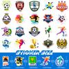 50 Fußball-WM-Sticker Amerikanischer Ball Gepäck Fußball-Sticker PVC Gepäck Trophäe