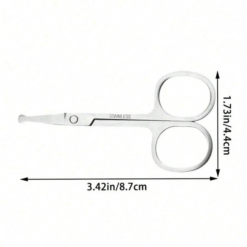 Profesionální manikúrové nůžky Nerezová ocel Kůžička Precizní Krása Úprava pro Nehty Vlasy na obličeji Obočí Řasy Nosní chloupky