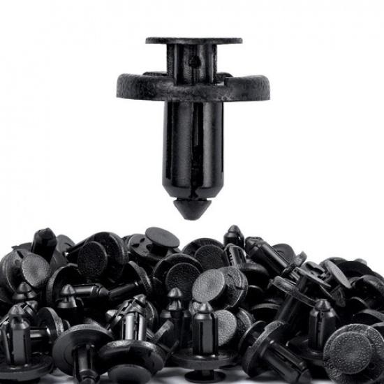 200PCS Stoßstange Clips 8mm Druck Schlag Befestigung für & Kunststoff