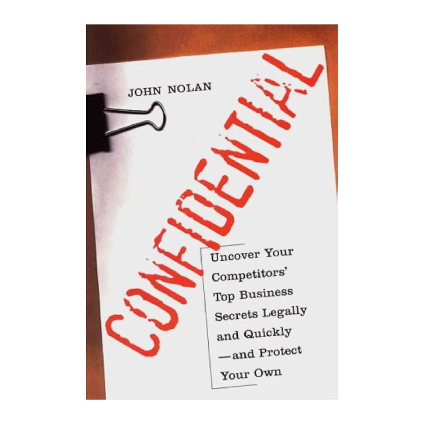 

Confidential By John Nolan Paperback Book High Density Plot Suspense Novel For Weekend Rainy Day Reading A
