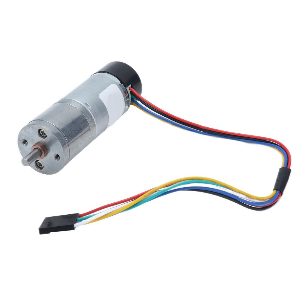 Dustproof DC Geared Motor Zinc Alloy Encoder Gear Motor Durable Metal Gearmotor  For Robot Model