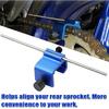 Bittwee Motorcycle Chain Alignment Tool, 08-0048 Quick Accurate Professional Alignment Tool Chain Maintenance Repair Parts Bagged, Universal for