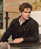 USPOLOASSN French Rib Half Neck_Black
