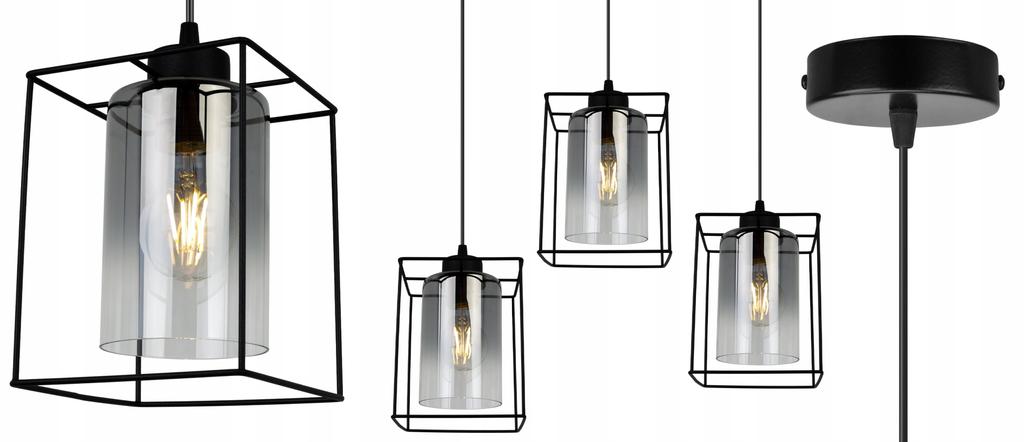 MODERN ELEGANT GLASS HANGING LAMP
