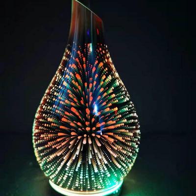 3D Glass Touch Dimming Aromatherapy Lamp & Wax Melter with Night Light