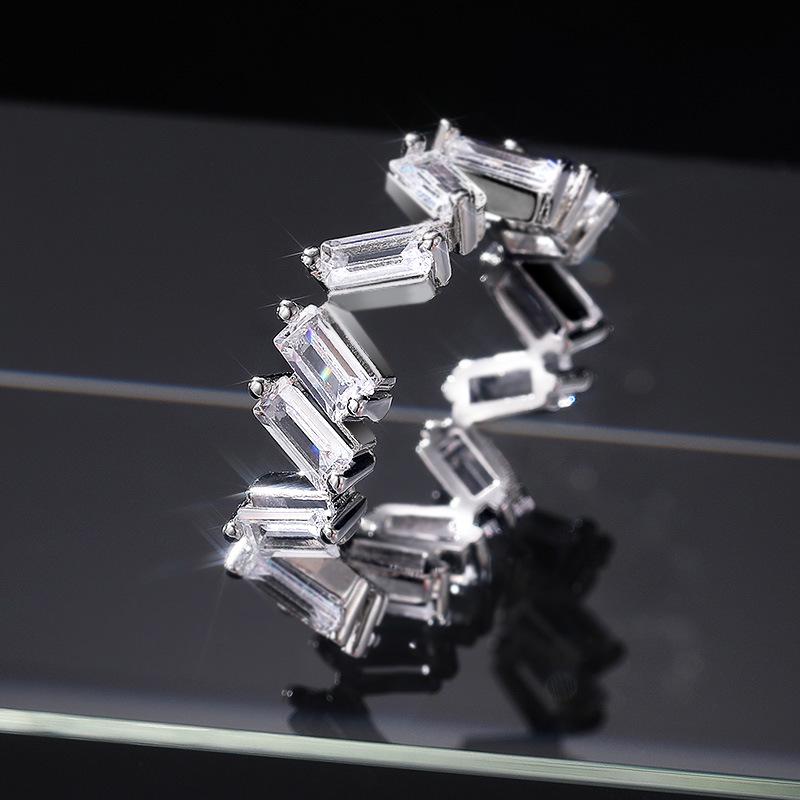 Cao Shi's Luxury Zircon/Glass Ring for Women - Perfect Birthday Gift or Party Accessory