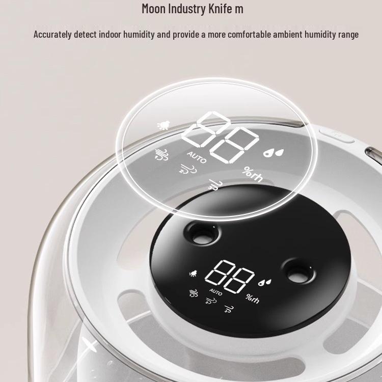 6.8L High Mist Humidifier: Silent Desktop Aromatherapy for Home, Office, Bedroom - USB Portable for Pregnant Users