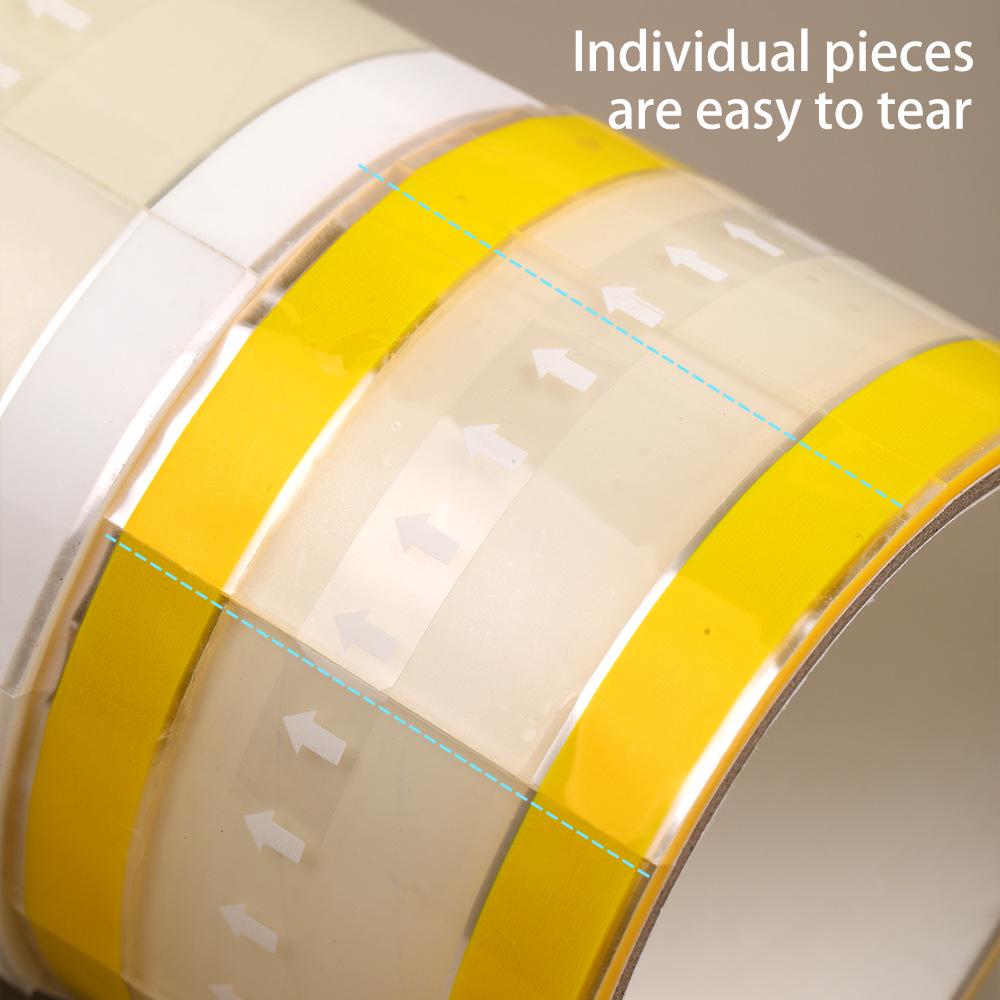 Nail Art Stamper Segmented Cleaning Gel Tape for Strong Transfer & Steel Plate Cleaning