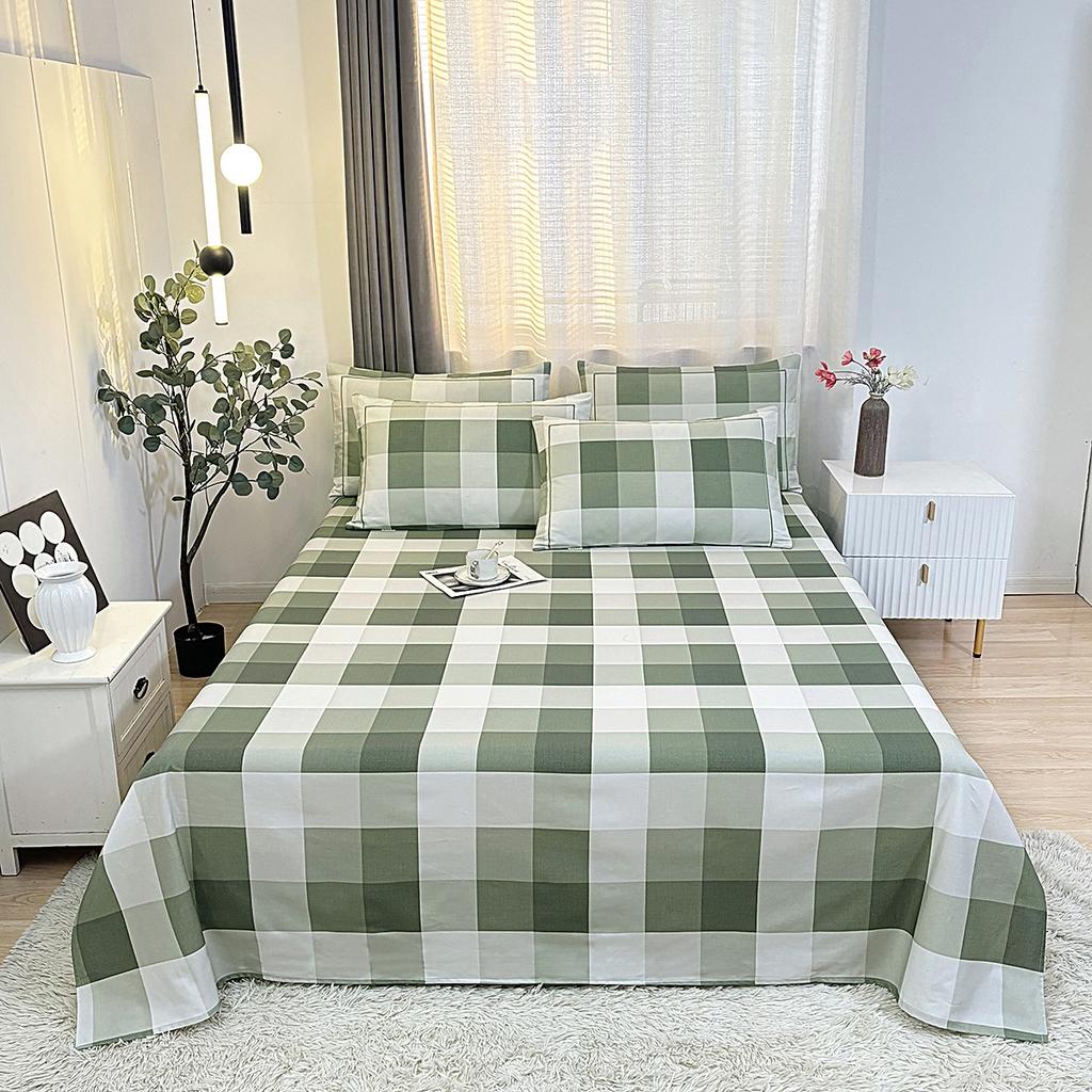 Haushalt doppelt verdickt altes grobes Tuch Bettlaken Einzelstück Baumwolle Steppdecke Laken Studentenwohnheim Einzelbett reine Baumwolle