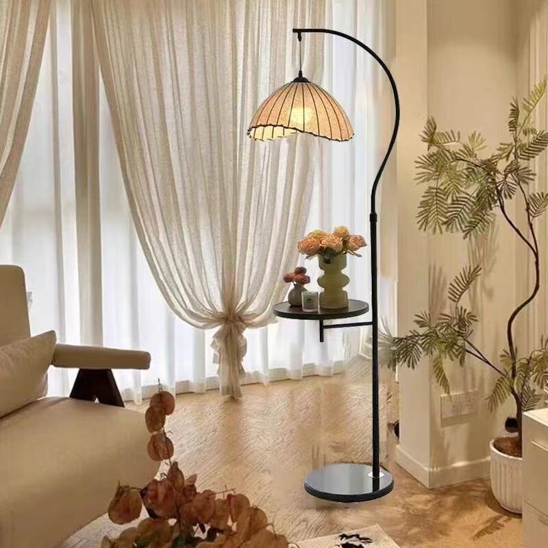 UOSU Mid-Century Crescent Moon LED Floor Lamp