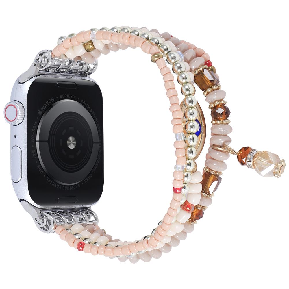 Watch Strap for Apple Watch Series 10 Ultra 9 8 7 SE 6 5 4 3 2 1 46mm 49mm 45mm 44mm 42mm Eye Design Beads Bracelet Wrist Band