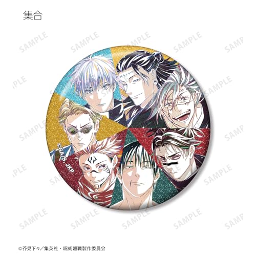 TV Anime "Jujutsu Kaisen" Trading Ani Art 7th Edition Glitter Can Badge ver.B 8-Piece Box