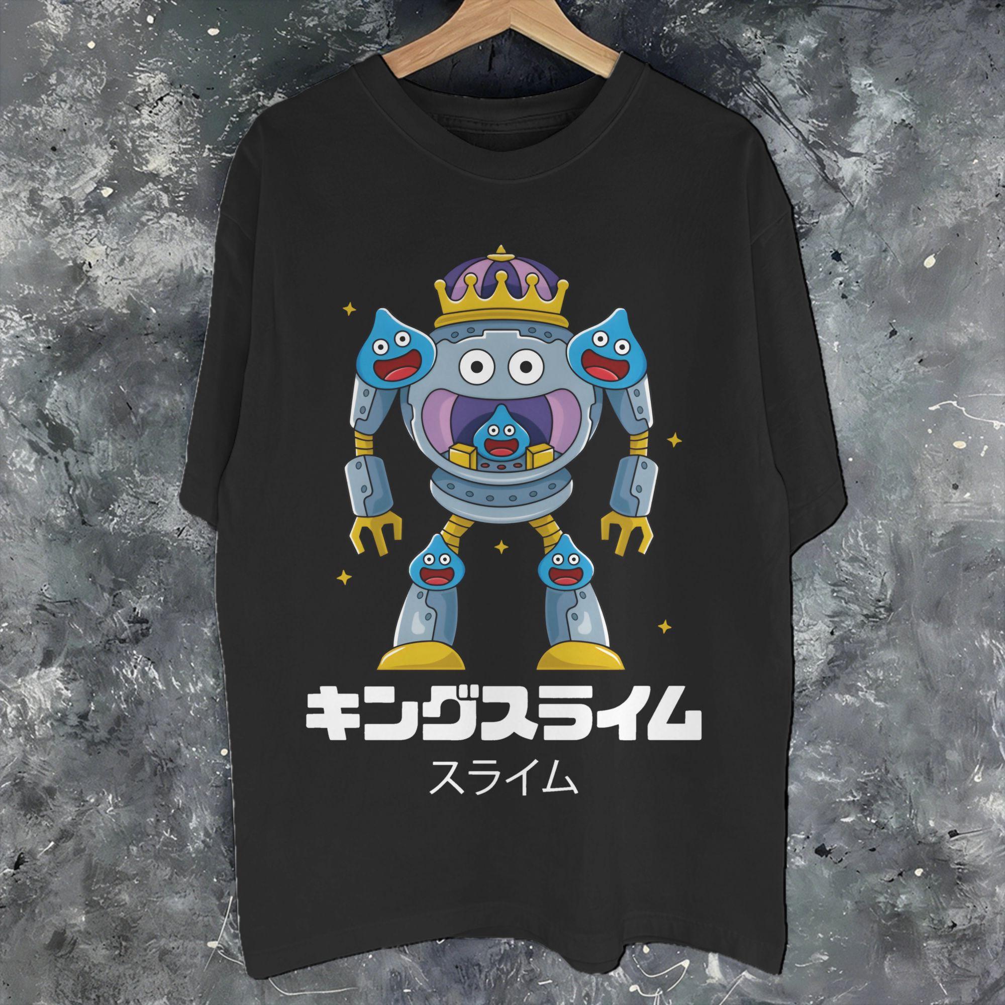 

Dragon Quest slime Tee Shirt for Unisex Women Printed T Shirts 100 Cotton Clothes S
