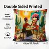 ART Frida KahloS Cushion Cover Pattern Printed Pillowcase for Living Room Sofa Cushion Cover & Bedroom Decor