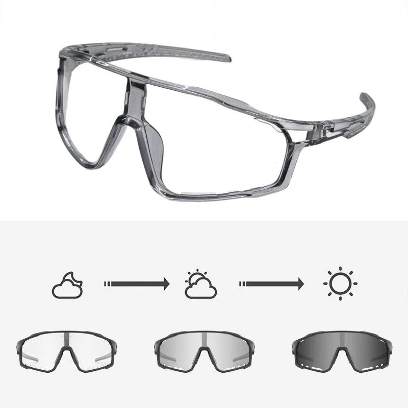 Color-changing In Sunlight Outdoor Sports Glasses Cycling Sun Glasses UNISEX Bicycle Riding Protective Glasses