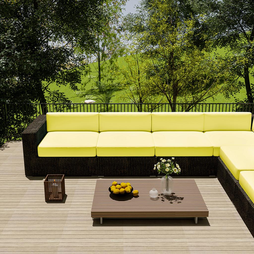 Stretch-Sofa-/Couch-Kissenbezüge, Terrassen-/Outdoor-Kissenbezüge, Ersatz, wasserdichte Sofabezüge, Schonbezüge, waschbarer Möbelschutz für Haustiere
