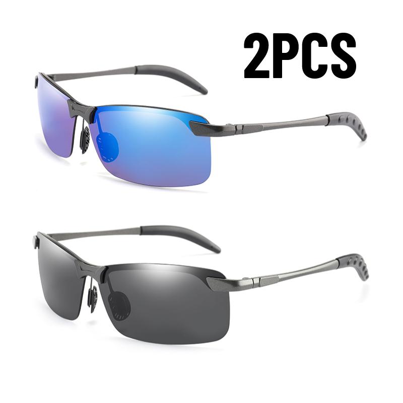 1/2PCS Night Vision Glasses Anti-Glare Driving Sunglasses for Men Women Outdoor Sport Goggles Day Night Eyewear