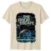 The Great Escape T-Shirt Men Summer Classic War Prison Escape Movie Retro Graphic Short Sleeve Streetwear Fan Tee