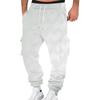 Men's Solid Color Multi-Pocket Drawstring Overalls Men's Casual Drawstring Overalls