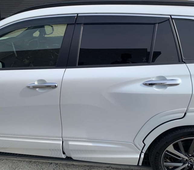 MEKOMEKO Door Handle Covers for New Corolla Cross Door Knob Door Panel Garnish Exterior Scratch ABS Set Compatible with New Corolla Cross 2021 May