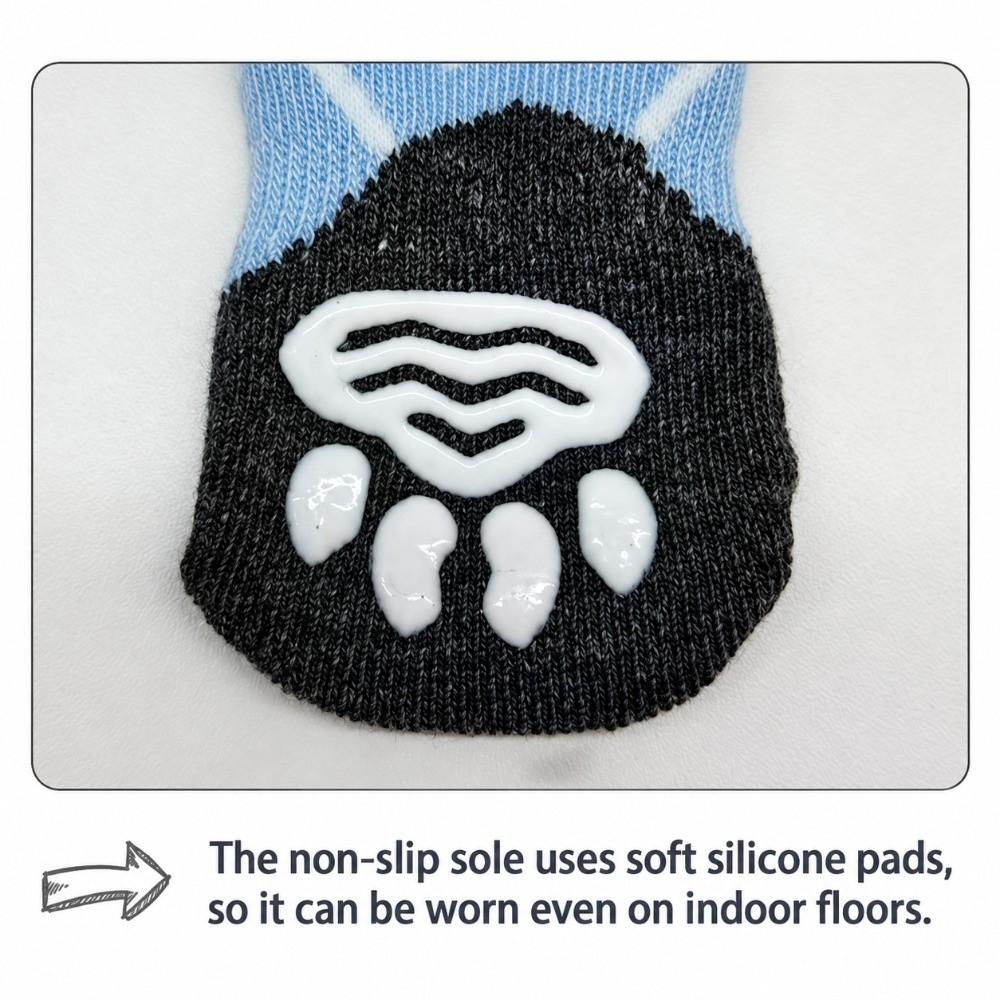Soft Sole Pet Booties Wear Resistant Dog Foot Cover Easy Wear Paw Protector Small Dog Walking