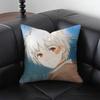 1 Stück Anime NO.6 Kissenbezug Mode Quadratischer Kissenbezug Schlafzimmer Sofa Zimmer Innendekoration Freizeit