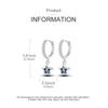 New 925 Sterling Silver Earrings Butterfly Turtle Wings Stars Moon Star Hoop Earring for Women Making Jewelry Gift