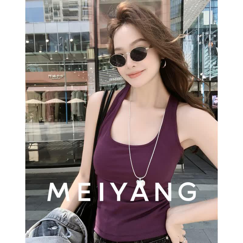 MEIYANG Butterfly Bone Sports Tank Top M