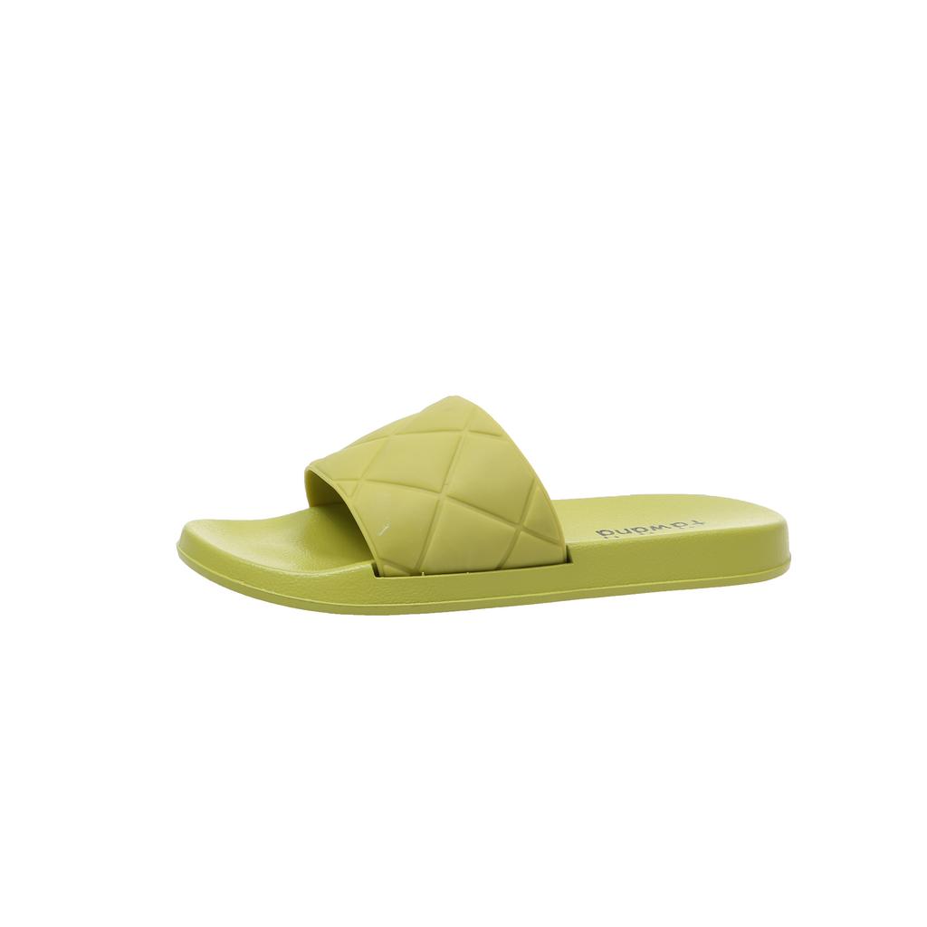 New Thai Hot Selling Slippers, Women's Candy Colored Beach Shoes, Casual Plaid Flat Sandals