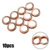 10Pcs Oil Drain Plug Crush Washer Gasket Set For Nissan 11026-01M02, 11026-JA00A