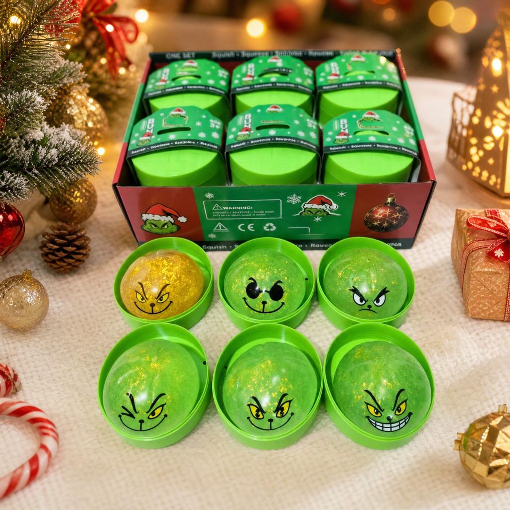 Christmas Theme Steamed Bun Toy Toy Holiday Surprise Gift for Kids and Adults