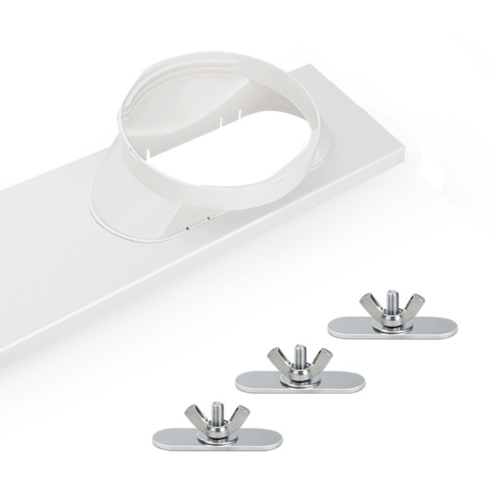 Exhaust Hose Tube Connector Air Conditioning Vent Sealing Plate Kit  Vertical/Horizontal Window