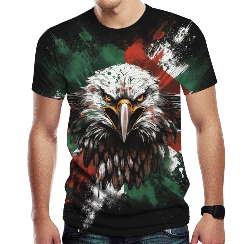 

Футболка с национальным флагом Мексики, мужская футболка с 3d принтом, мексиканская мода, с рисунком орла, с короткими рукавами, большие мужские топы, повседневные уличные футболки XXL