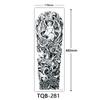 Full Arm Tattoo Sticker, Full Arm Big Picture Tattoo Sticker, Flower Arm Tattoo Sticker Tattoo